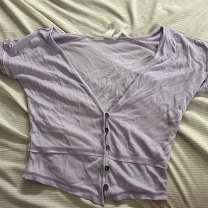 Purple Urban Outfitters Out from Under Sweet Dreams Shrunken Top